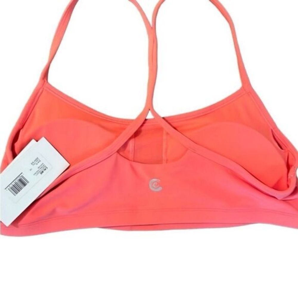 Johnny Was Calme Endurance Cross Back Sports Bra in Coral NWT Sz L - Picture 2 of 5